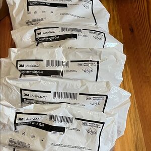 3M ActiV.A.C. Canisters with Gel - White Packaging (Lot of 5)